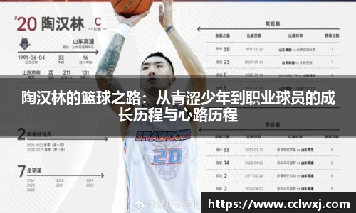 陶汉林的篮球之路：从青涩少年到职业球员的成长历程与心路历程